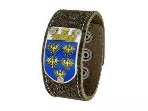 Damen Armband Niederösterreich Damen 3cm rustico trachtenbraun