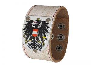 Armband Österreich Vintage Weiss
