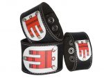 Armband mit Vorarlberg Wappen Leder schwarz