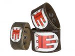 Vorarlberg Armband Rustico Trachtenbraun mit Wappen
