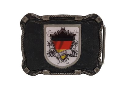 Gürtelschnalle Deutschland schwarz